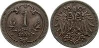 Österreich 1 Heller Franz Josef I., Haus Habsburg -