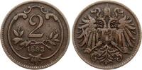 Österreich 2 Heller Franz Josef I., Haus Habsburg -