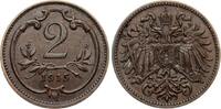 Österreich 2 Heller Franz Josef I., Haus Habsburg -
