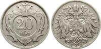 Österreich 20 Heller Franz Josef I., Haus Habsburg -