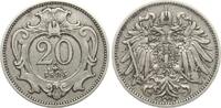 Österreich 20 Heller Franz Josef I., Haus Habsburg -