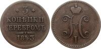 Russland 3 Kopeken Nikolaus I. (1825-1855) -
