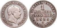 Preussen, Königreich 1/2 Silbergroschen Friedrich Wilhelm IV., 1840 - 1861 -