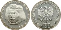 Polen 100 Zlotych Auf Adam Mickiewicz, in Originalkapsel! -
