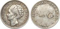 Curacao 1/10 Gulden Wilhelmina, 1890-1948 -