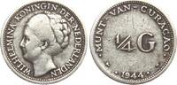 Curacao 1/4 Gulden Wilhelmina, 1890-1948 -