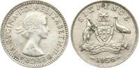 Australien Sixpence Elisabeth II. -