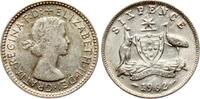 Australien Sixpence Elisabeth II. -