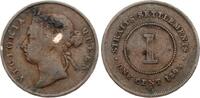 Strait Settlements One Cent Victoria 1837-1901 -