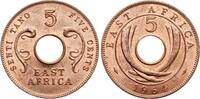 British Ost-Afrika/Uganda 5 Cents 1964 stgl
