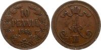 Finnland 10 Penniä Alexander II (Russland) -