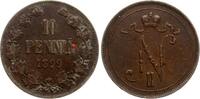 Finnland 10 Penniä Nikolaus II (Russland) -