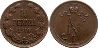 Finnland 10 Penniä Nikolaus II (Russland) -