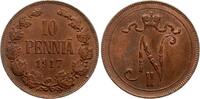 Finnland 10 Penniä Nikolaus II (Russland) -