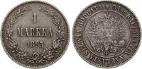 Finnland 1 Markaa Alexander III. (Russland), seltenes Jahr -