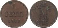 Finnland 5 Penniä Nikolaus II., (Russland) -
