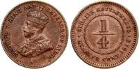 Strait Settlements 1/4 Cent Georg V. -