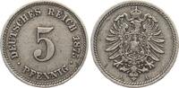 5 Pfennig 1875 A Deutsches Kaiserreich Kursmünze vz
