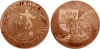 DDR Medaille auf das 60 jährige Bestehen des Volkssports Fussball in Gotha -