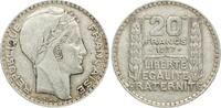 20 Francs 1937 Frankreich Turin-Typ ss