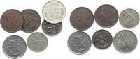 Finland Lot von 6 Kleinmünzen -