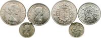 Großbritannien ab 1/2 Penny Elisabeth II., Lot von 3 Münzen -