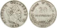Italien 20 Centesimi Vittorio Emanuele II., 1861-1878 -