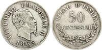 Italien 50 Centesimi Vittorio Emanuele II., 1861-1878 -