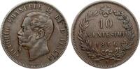 Italien 10 Centesimi Vittorio Emanuele II., 1861-1878 -