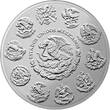 Mexiko 1 Libertad 2024 Vorverkauf: 1 OZ Dia de los Muertos Thorns - November lieferbar BU colour