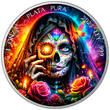 Mexiko 1 Libertad 2024 Vorverkauf: 1 OZ Dia de los Muertos Death - Ende Oktober lieferbar BU colour