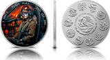 Mexiko 1 Libertad 2024 Vorverkauf: 1 OZ Dia de los Muertos Fighter Pilot - Ende Oktober lieferbar BU colour