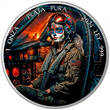 Mexiko 1 Libertad 2024 Vorverkauf: 1 OZ Dia de los Muertos Fighter Pilot - Ende Oktober lieferbar BU colour