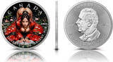 Kanada 5 Dollar Vorverkauf: 1 OZ Lotus Flower 2025 - Ende Lieferung Oktober 2025 BU colour