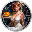 Kanada 5 Dollar Vorverkauf: 1 OZ Halloween Bride 2025 - Lieferung Oktober 2025 BU colour