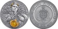 Niue Islands 5 Dollar Vorverkauf: 3 OZ Divine Faces of the Sun - Apollo - Oktober lieferbar -