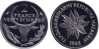 République de Madagascar 2 Francs Essai de 2 Francs République de Madagascar -