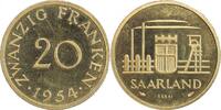 Sarre 20 Franken Essai de 20 Franken - Sarre -