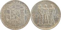 Tchécoslovaquie Argent 20 Couronnes 20 Couronnes Tchécoslovaquie Argent -