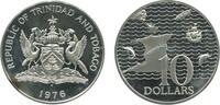 Trinité et Tobago Argent 10 Dollars 10 Dollars - Trinité et Tobago Argent -