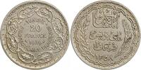 Tunisie Argent 20 Francs 20 Francs Tunisie Argent -