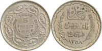 Tunisie Argent 5 Francs 5 Francs Tunisie Argent -