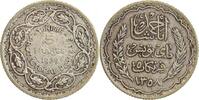 Tunisie Argent 5 Francs 5 Francs Tunisie Argent -