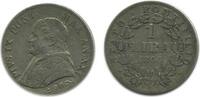 Vatican Argent 1 Lire 1 Lire Pie IX Buste Petit Vatican Argent -