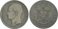 Venezuela Argent 5 Bolivars 5 Bolivars Vénézuela Argent -