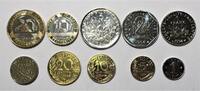 Séries B.U. en Francs Séries vrac B.U. 1 Centime à 20 Francs en Francs 1994 -