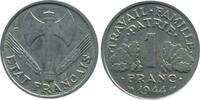 1 Franc 1 Franc Bazor Aluminium Etat Français -