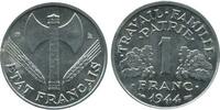 1 Franc 1 Franc Bazor Aluminium Etat Français -