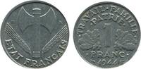 1 Franc 1 Franc Bazor Aluminium Etat Français -