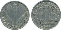 1 Franc 1 Franc Bazor Aluminium Etat Français -